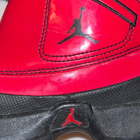 Nike Jordan red patent leather toddler rain boots size 9C - Picture 8 of 9